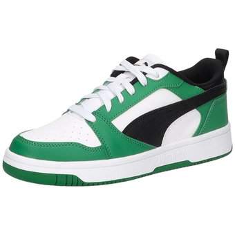 PUMA Rebound V6 Lo Jr Sneaker in weiß
