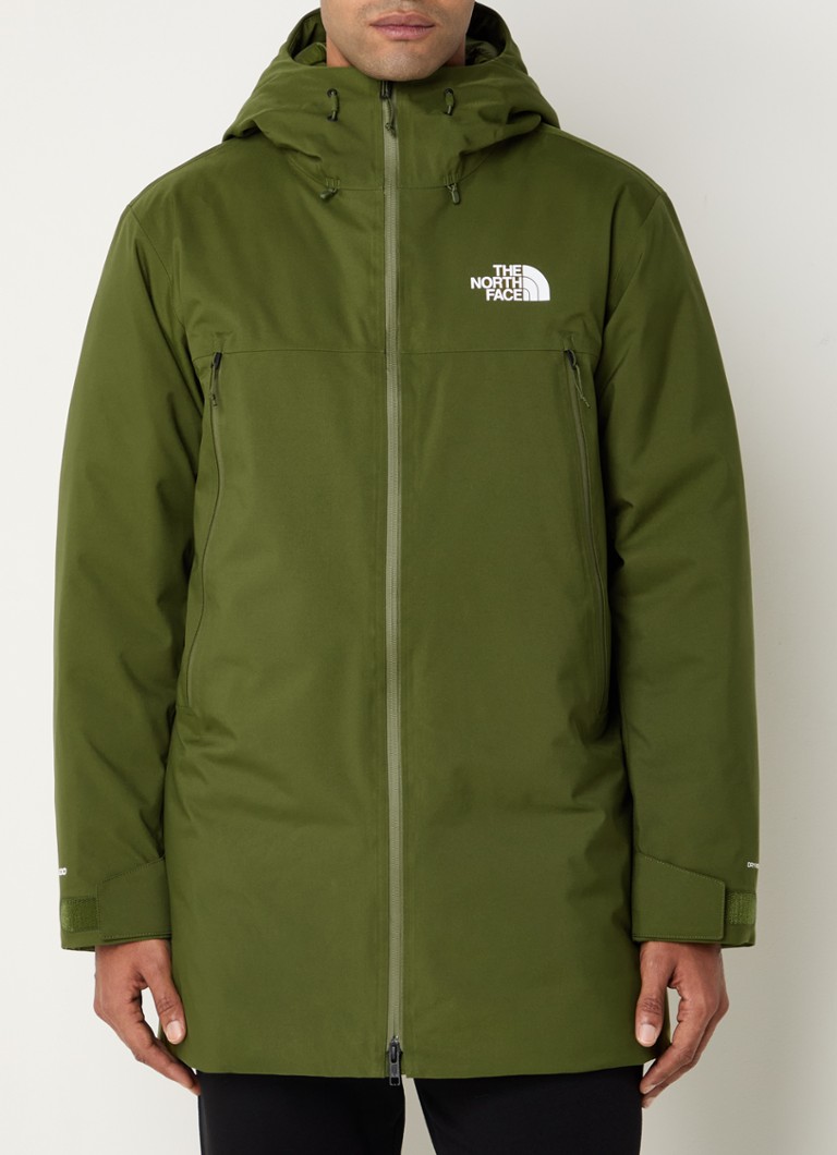 Kurtka parka pikowana The North Face Range z puchem i logo