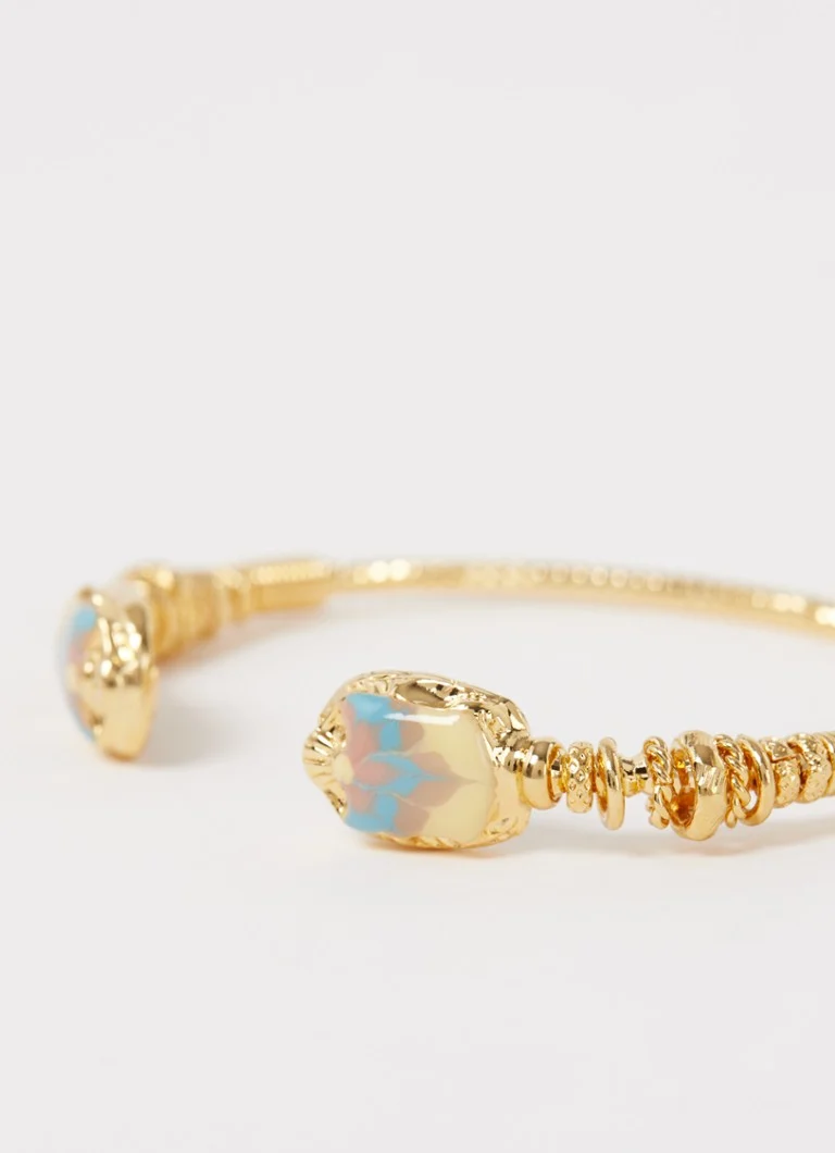 Gas Bijoux Duality bangle gold-plated