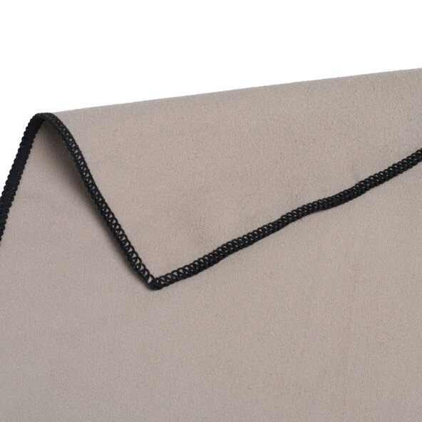 Sporthandtuch, 2er Set, 70 x 140 cm, taupe