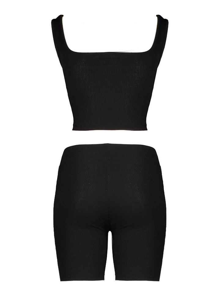 LASCANA 2tlg. Outfit in Schwarz günstig kaufen