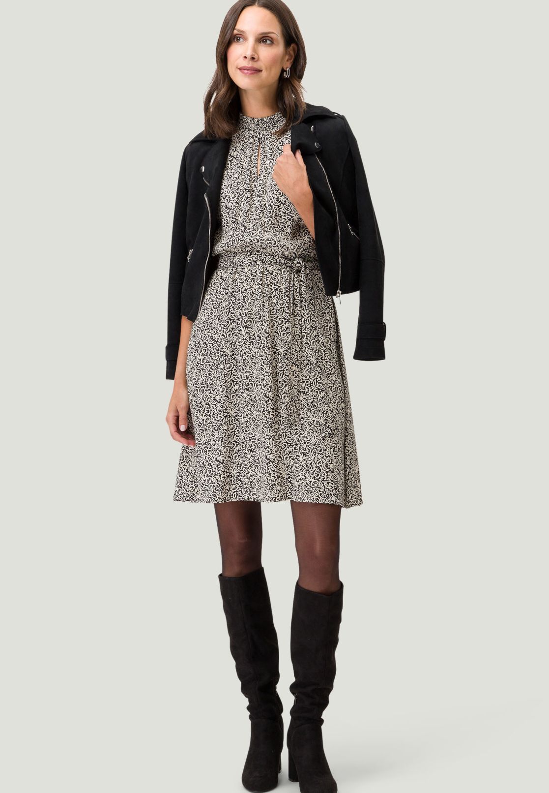 Minikleid mit Flowerprint