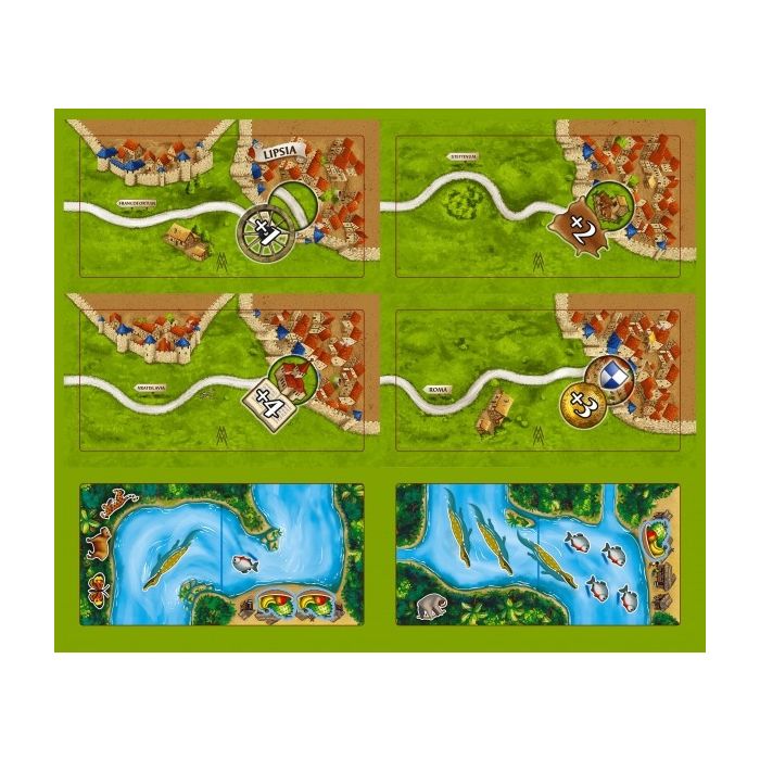 Carcassonne - Die Märkte zu Leipzig & Mini-Erw. Carcassonne-Amazonas