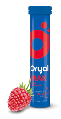 Oryal Max, Συμπλήρωμα Διατροφής με Ηλεκτρολύτες, Αναβράζοντα Δισκία, Γεύση Βατόμουρου