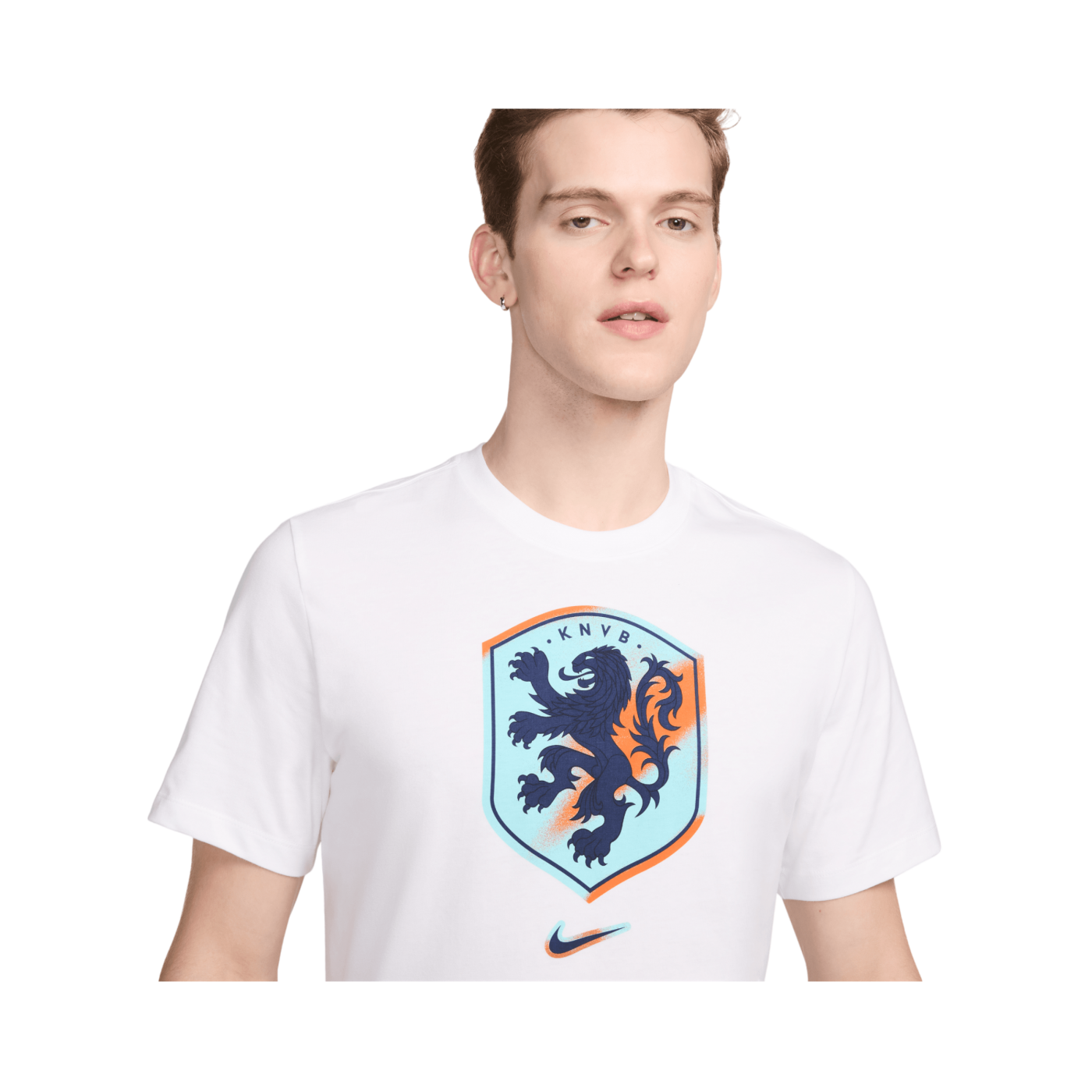 Nike Niederlande Crest T-Shirt EM 2024 Weiss F100