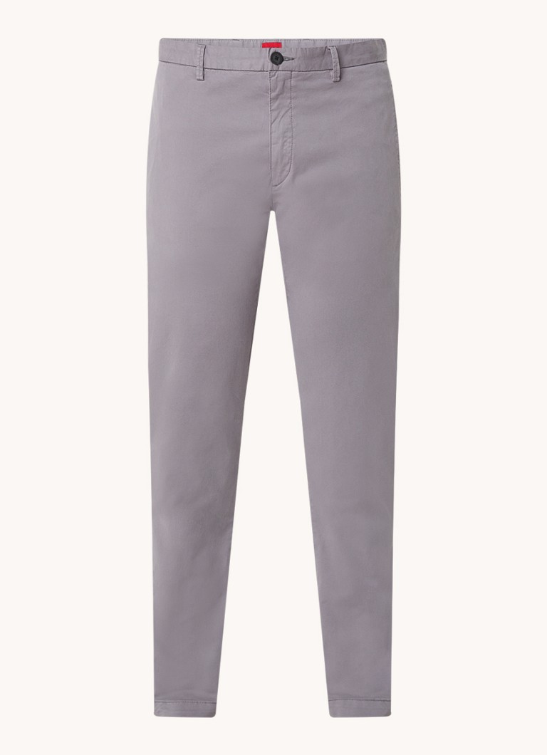 Pantaloni chino HUGO BOSS David Slim Fit cu talpă elastică