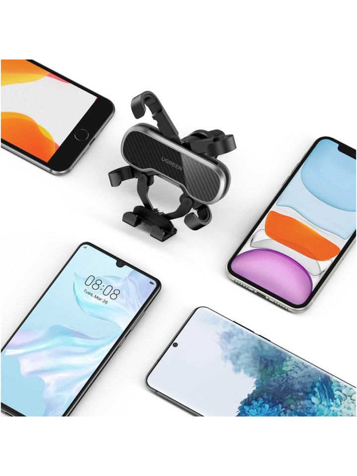 Ugreen Ugreen 80871 Gravity Autotelefonhalter Schwarz 360 Grad Drehung in Schwarz günstig kaufen onesize
