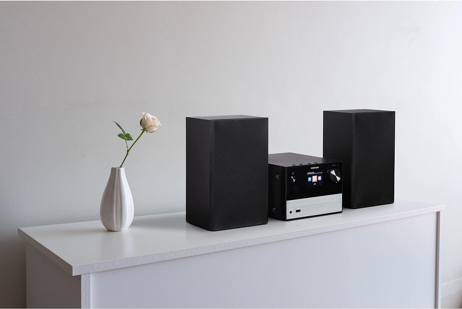 Medion® Medion P64014 Micro Audio System PLL UKW DAB+ Radio Bluetooth 2x 15W Lautsprechersystem