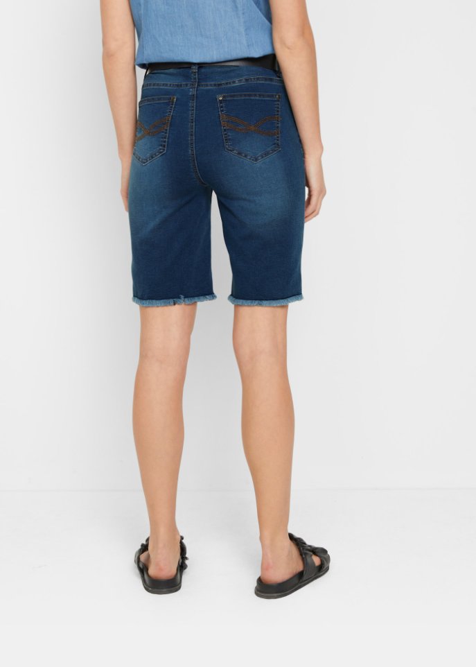 Super-Stretch-Jeans-Bermuda