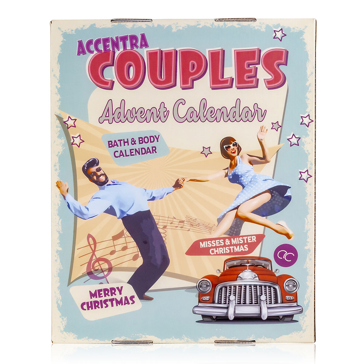 accentra Adventskalender COUPLES in buchförmiger Box