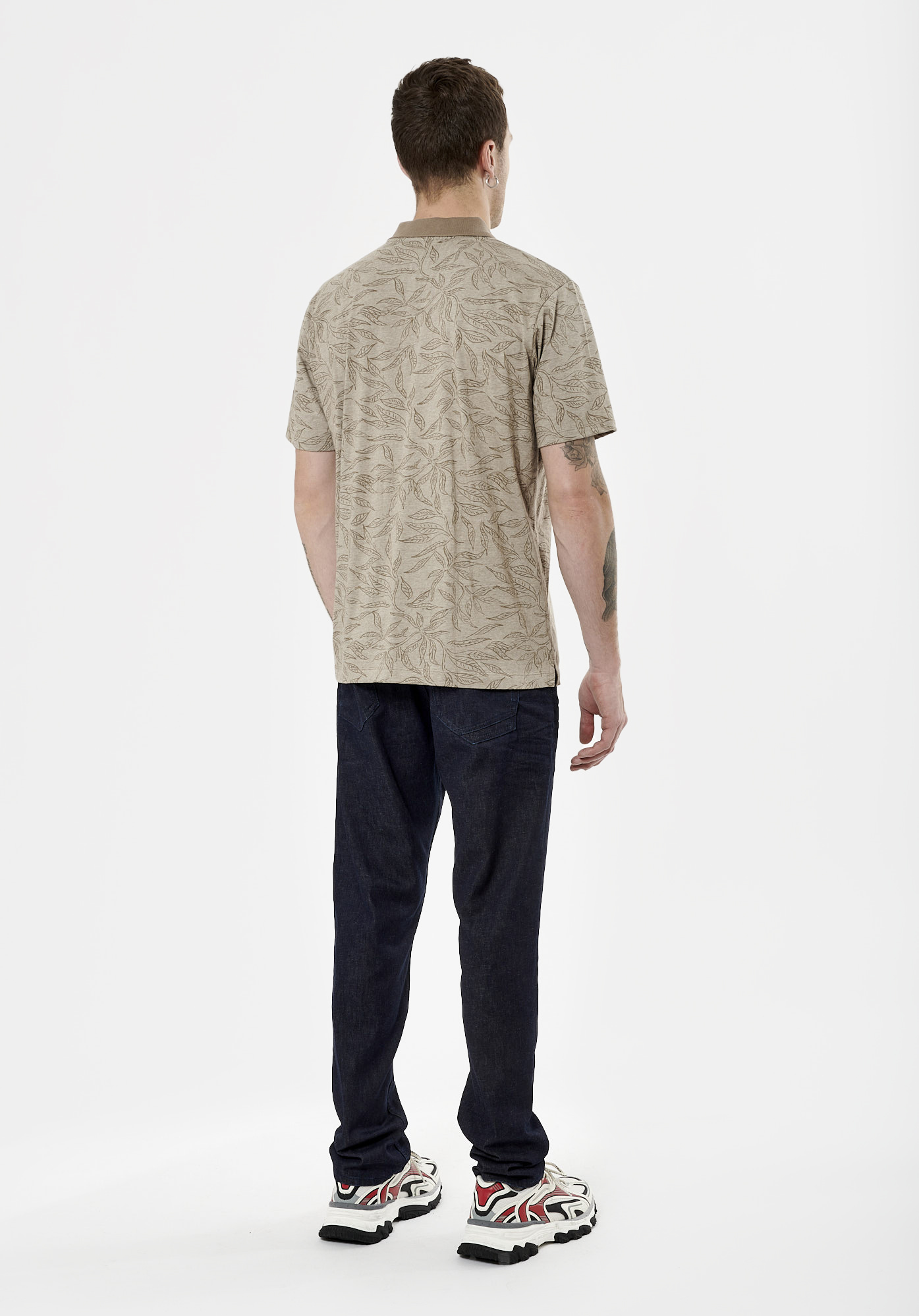 STERN  Polo beige Homme en 100% coton