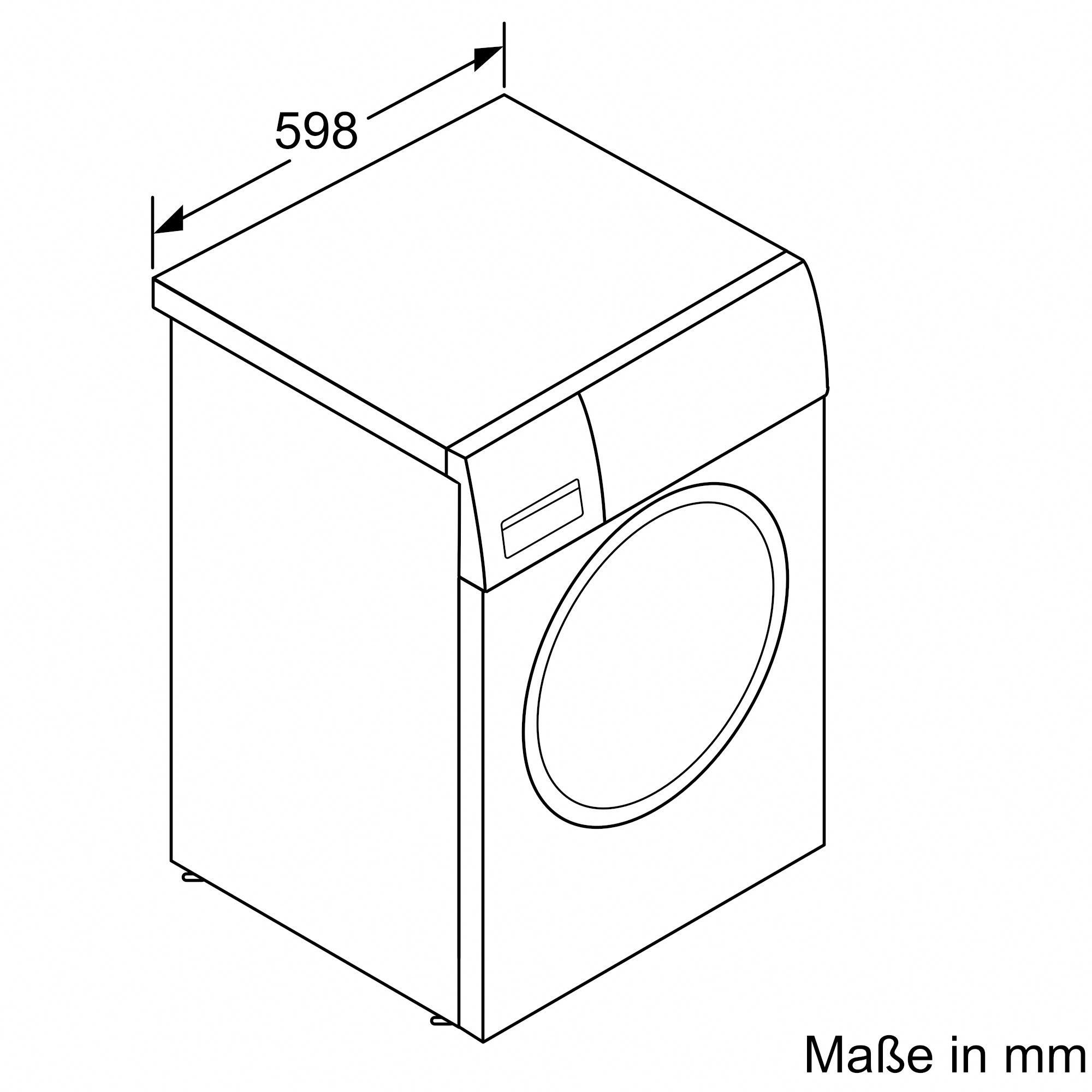 BOSCH Waschmaschine Serie 4 WAN280A3, 7 kg, 1400 U/min