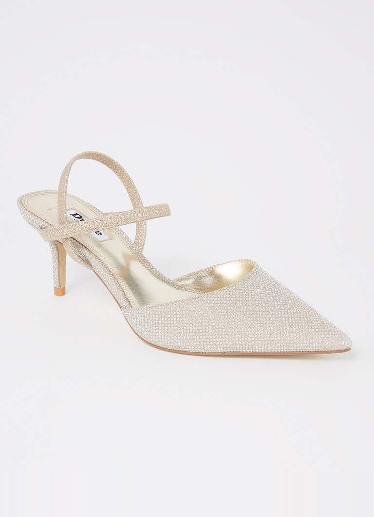 Dune London Klasična slingback torbica s cirkonima