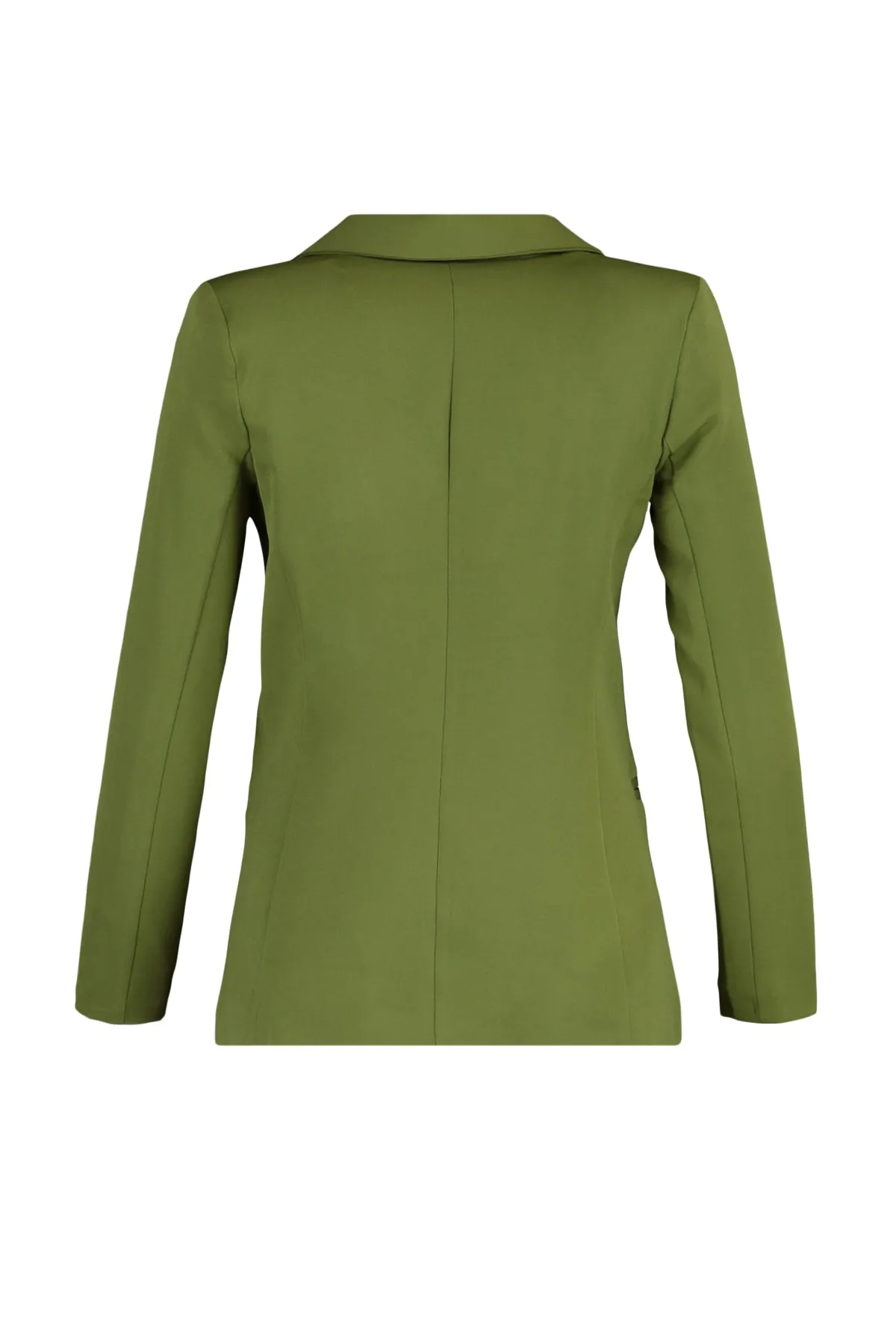 Trendyol Collection  Khakifarbene, gefütterte, zweireihige Blazerjacke aus Webstoff mit Knopfleiste TWOSS21CE0029