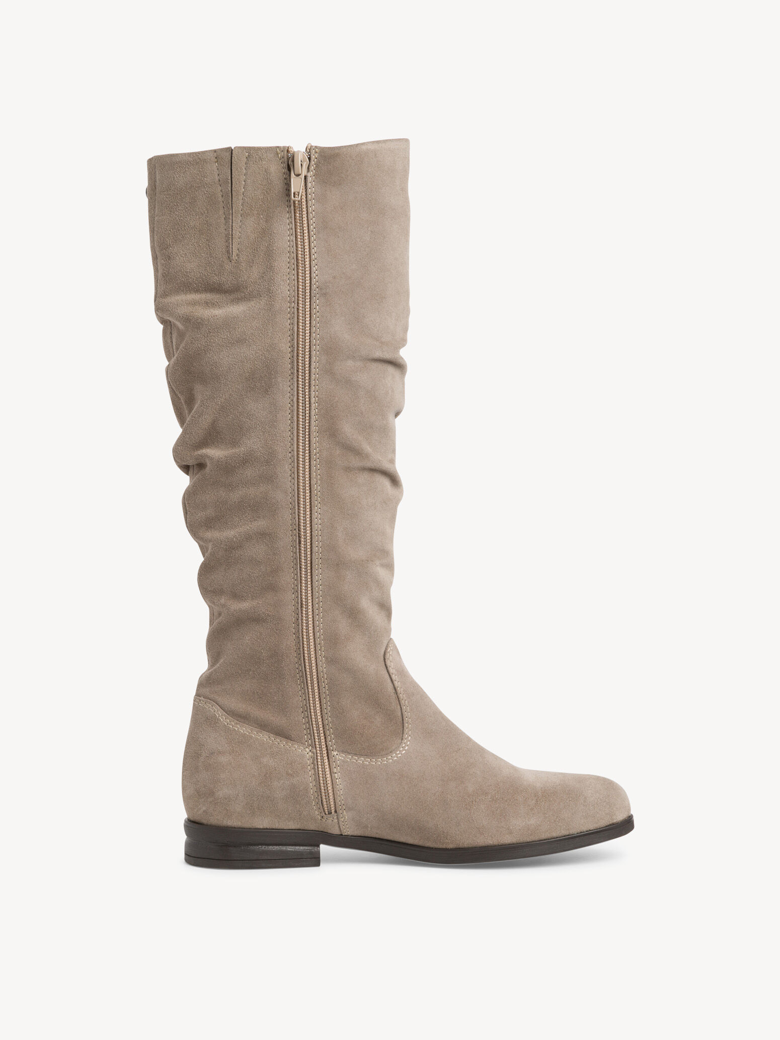 Bottes en cuir - beige