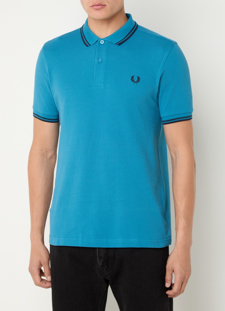 Fred Perry polo majica regularnog kroja od pike pamuka s vezom logotipa