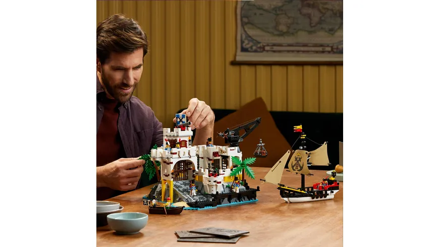 LEGO Icons 10320 Eldorado-Festung, Burg und Piratenschiff, Modellbausatz