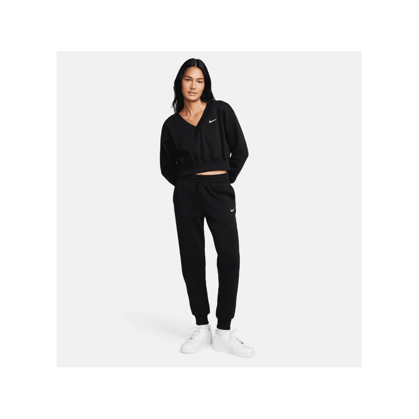 Nike Phoenix Fleece Mid Rise Jogginghose F010