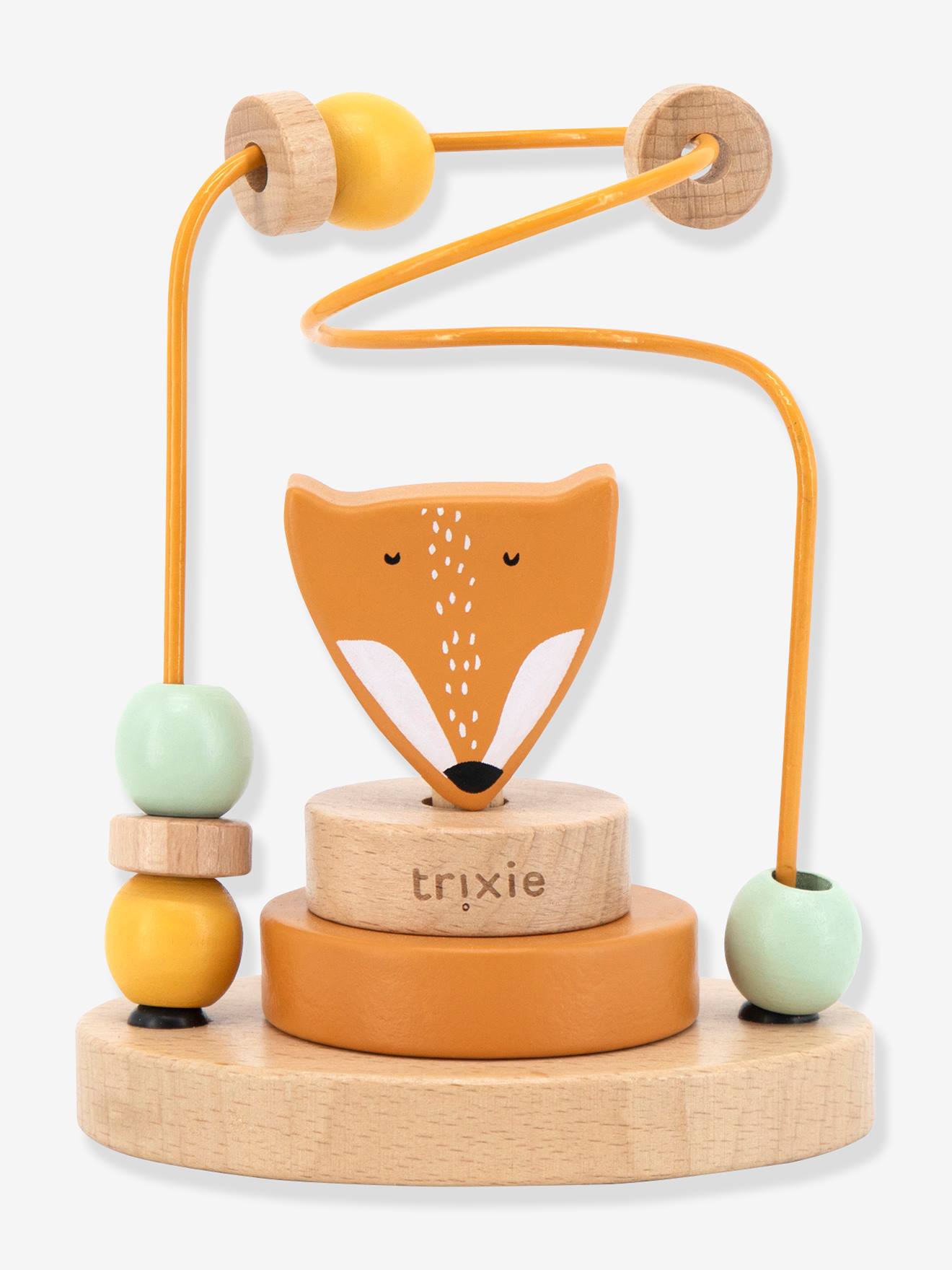 Trixie Baby Motorikschleife mit Holzperlen TRIXIE - orange
