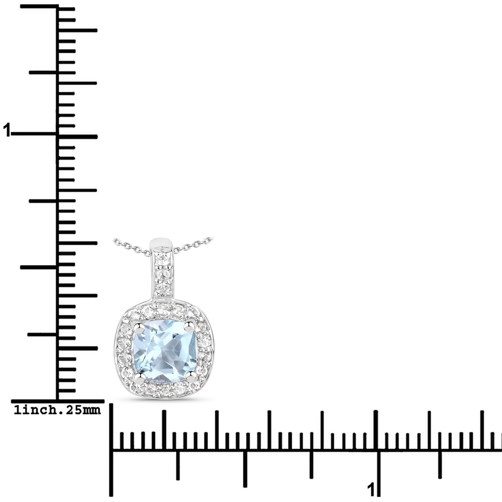 Rafaela Donata Chaîne Argent sterling Topaz bleu en Argent Bijoux