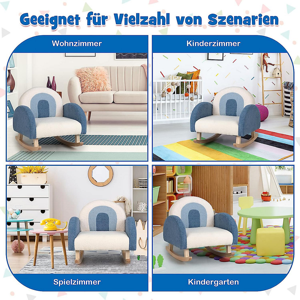 Kindersessel Schaukelstuhl 3-5 Jahre