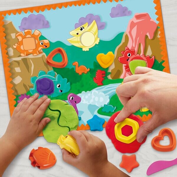 Set de plastilină Play-Doh Forme și culori Dinozauri