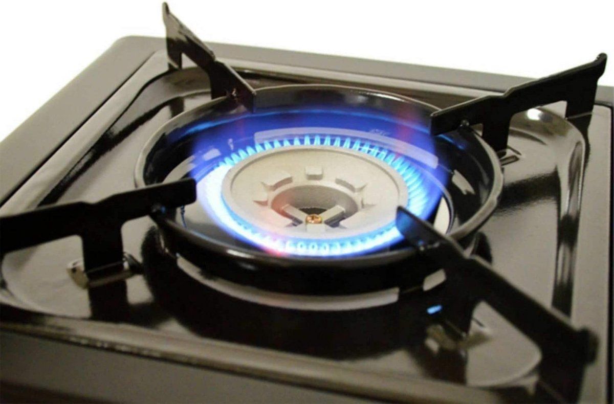 Campingwise 1-flammig Gaskocher mit Koffer