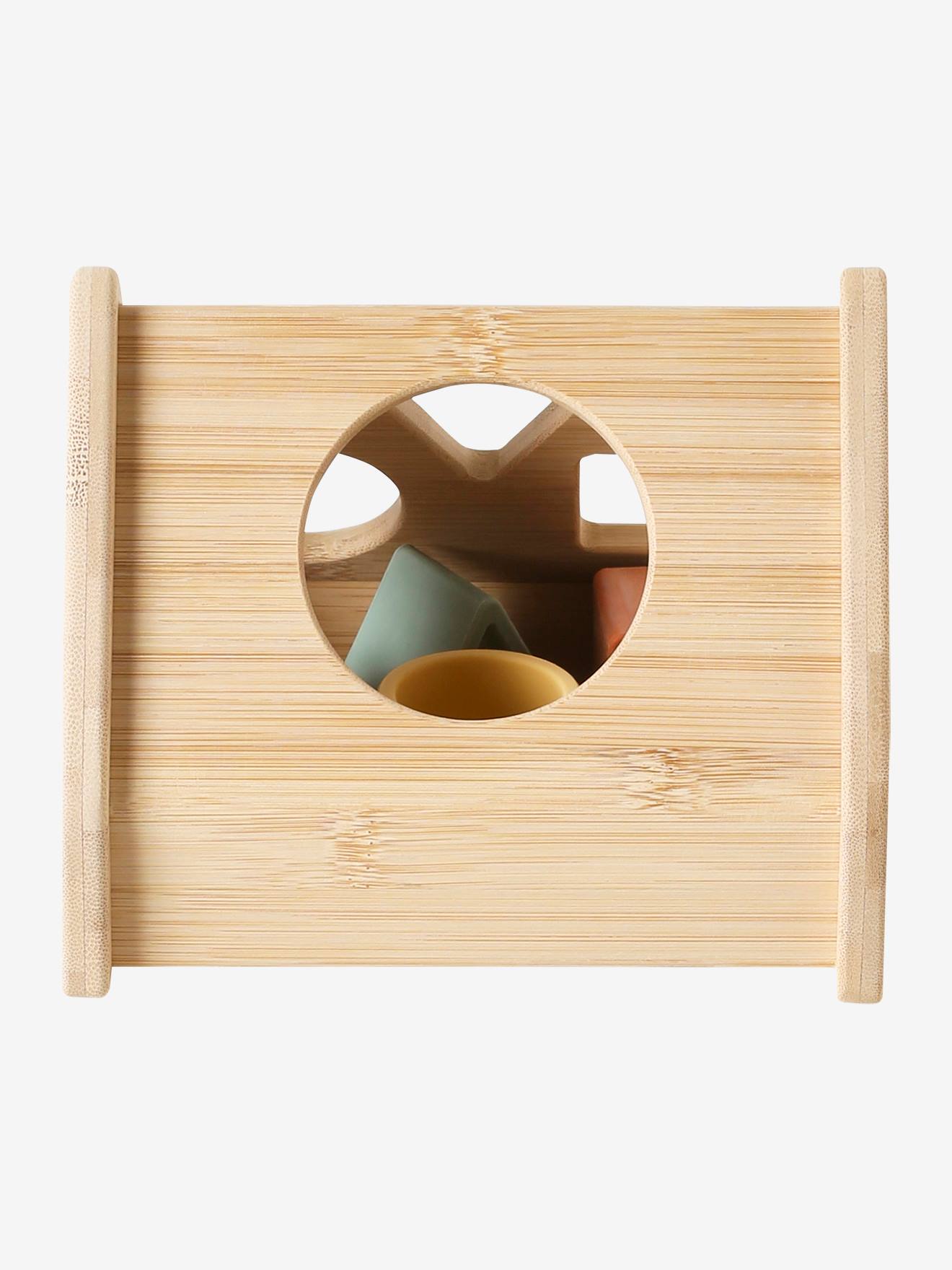 Vertbaudet Dreieckiges Baby Steckspiel - beige