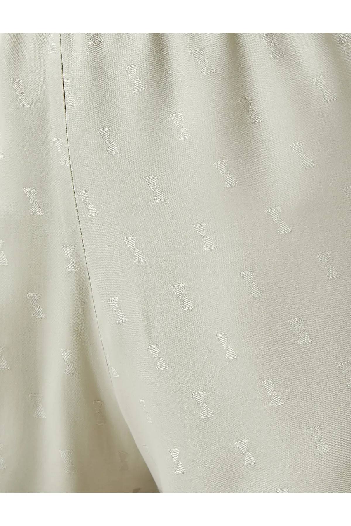 Koton  Pyjamahose, Shorts, strukturierter Jacquard, elastischer Bund