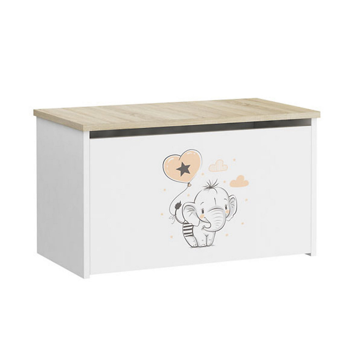 Spielzeugtruhe Sitztruhe Daria 73cm Motiv wählbar mit 1 Klappe