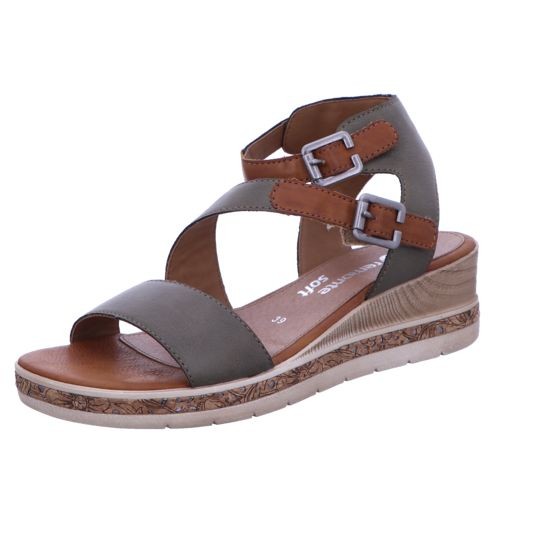 REMONTE Klassische Sandalen grün