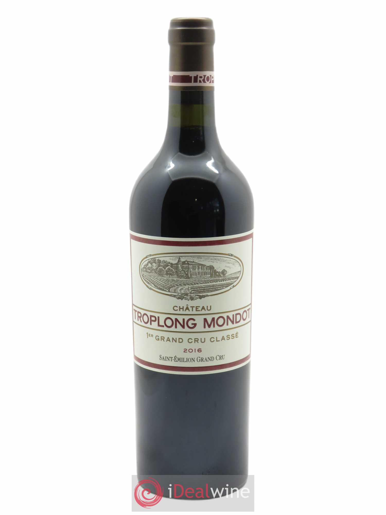 Château Troplong Mondot 1er Grand Cru Classé B (CBO à partir de 6 bts) 2016 - Lot de 1 Bouteille