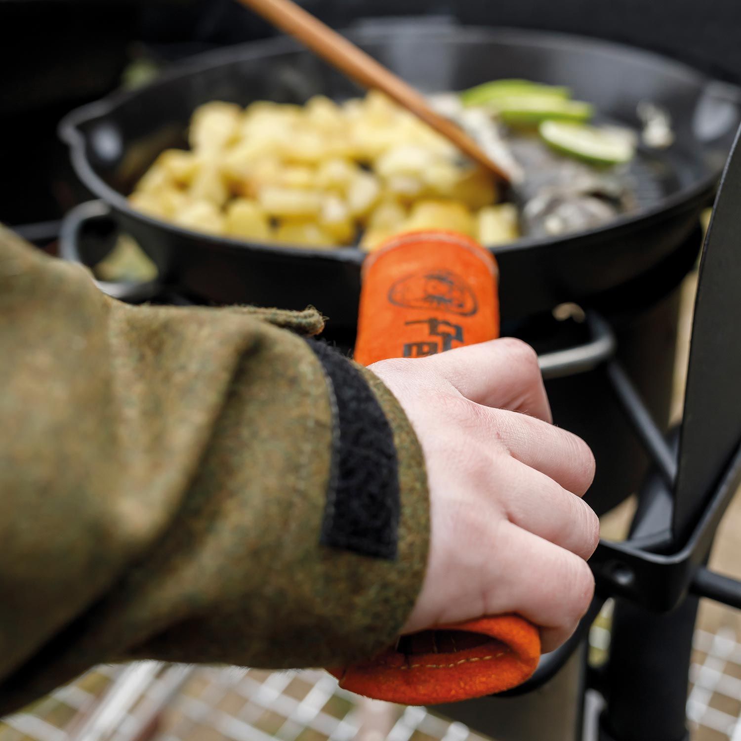 Aramid Griffhülle für Feuerpfannen