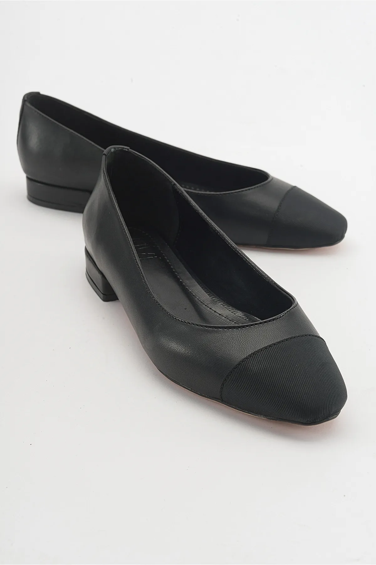 LuviShoes  LONRA Schwarze Ballerinas für Damen