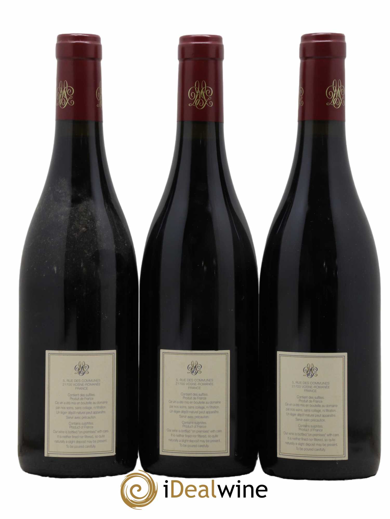 Vosne-Romanée Mugneret-Gibourg (Domaine)  2013 - Lot de 3 Bouteilles