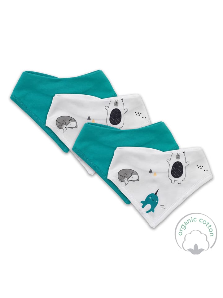 Schlummersack Bandana / Halstuch aus Bio-Baumwolle 4er-Pack in Dunkelblau günstig kaufen onesize