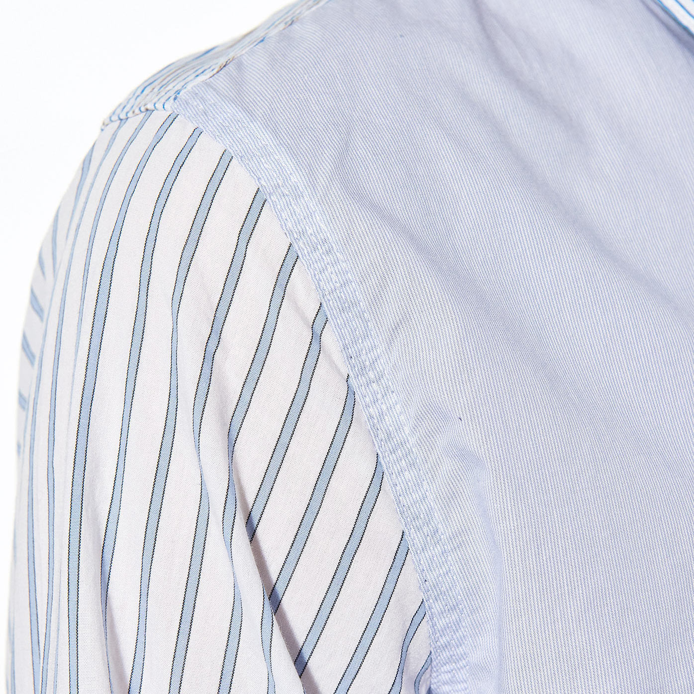 NATAN  Chemise bleue à rayures Homme en 100% coton