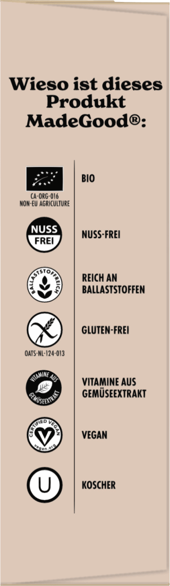 Müsliriegel, Granola Schokoladenstückchen (6 Stück), 144 g
