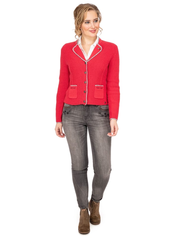 Spieth & Wensky Strickjacke AILEEN in mohn günstig kaufen