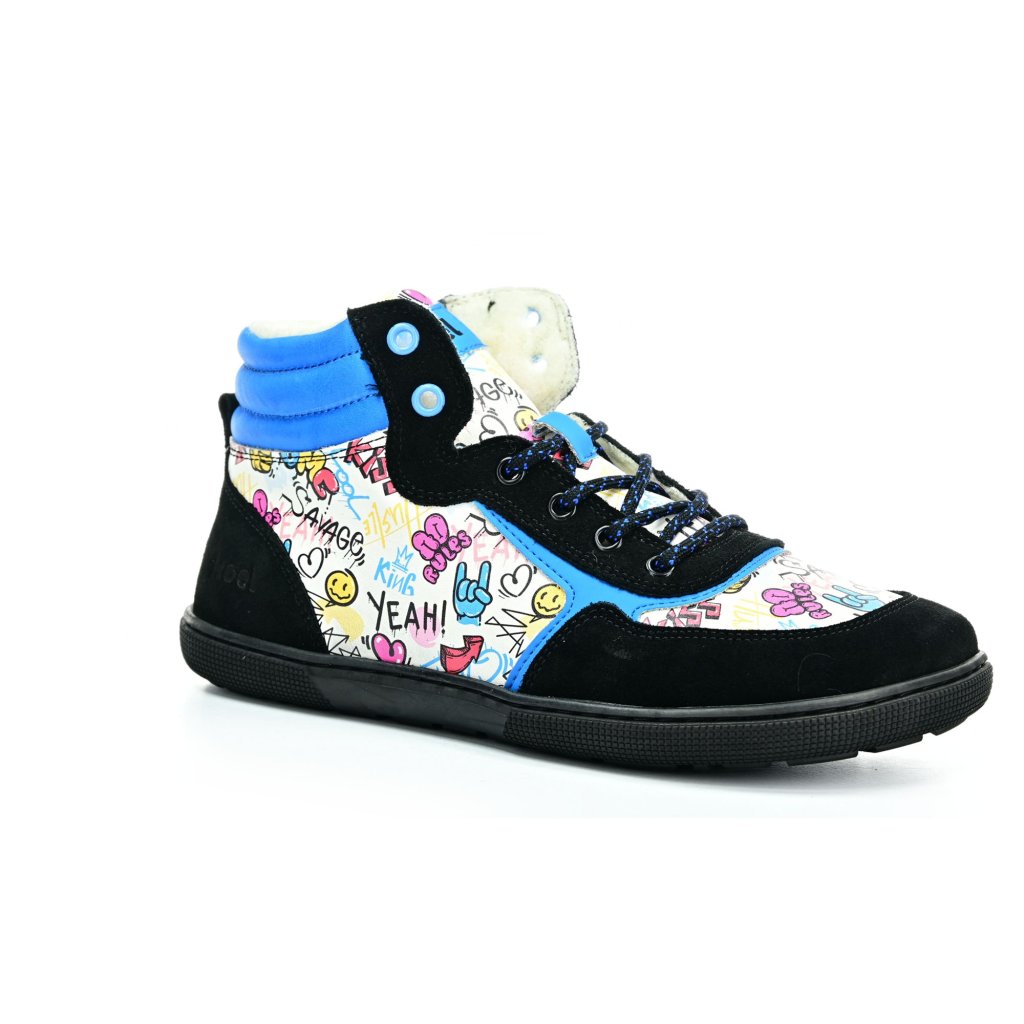 Koel4kids Danish Nappa Wool Celeste Winterbarfußschuhe