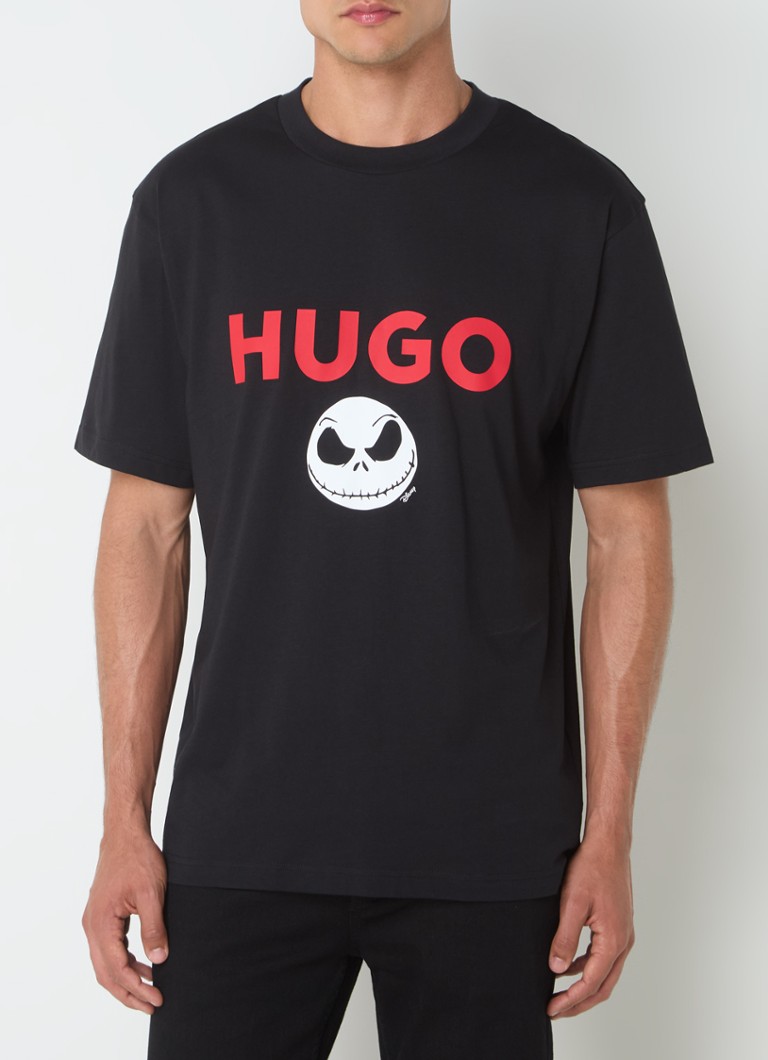 Tričko HUGO BOSS Dightmare s logom a potlačou na chrbte
