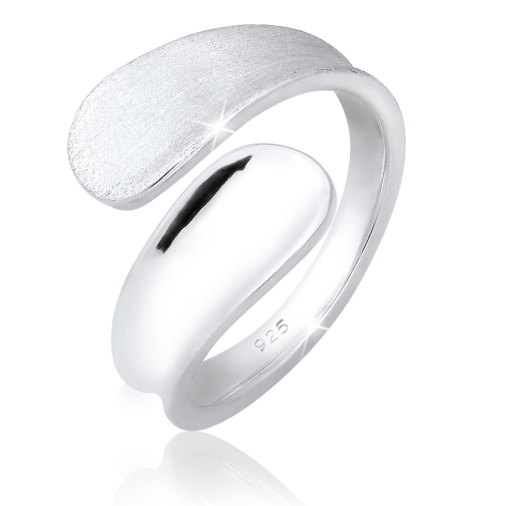 Elli Elli Bague Basic Open-Ring 925er Silber Bague