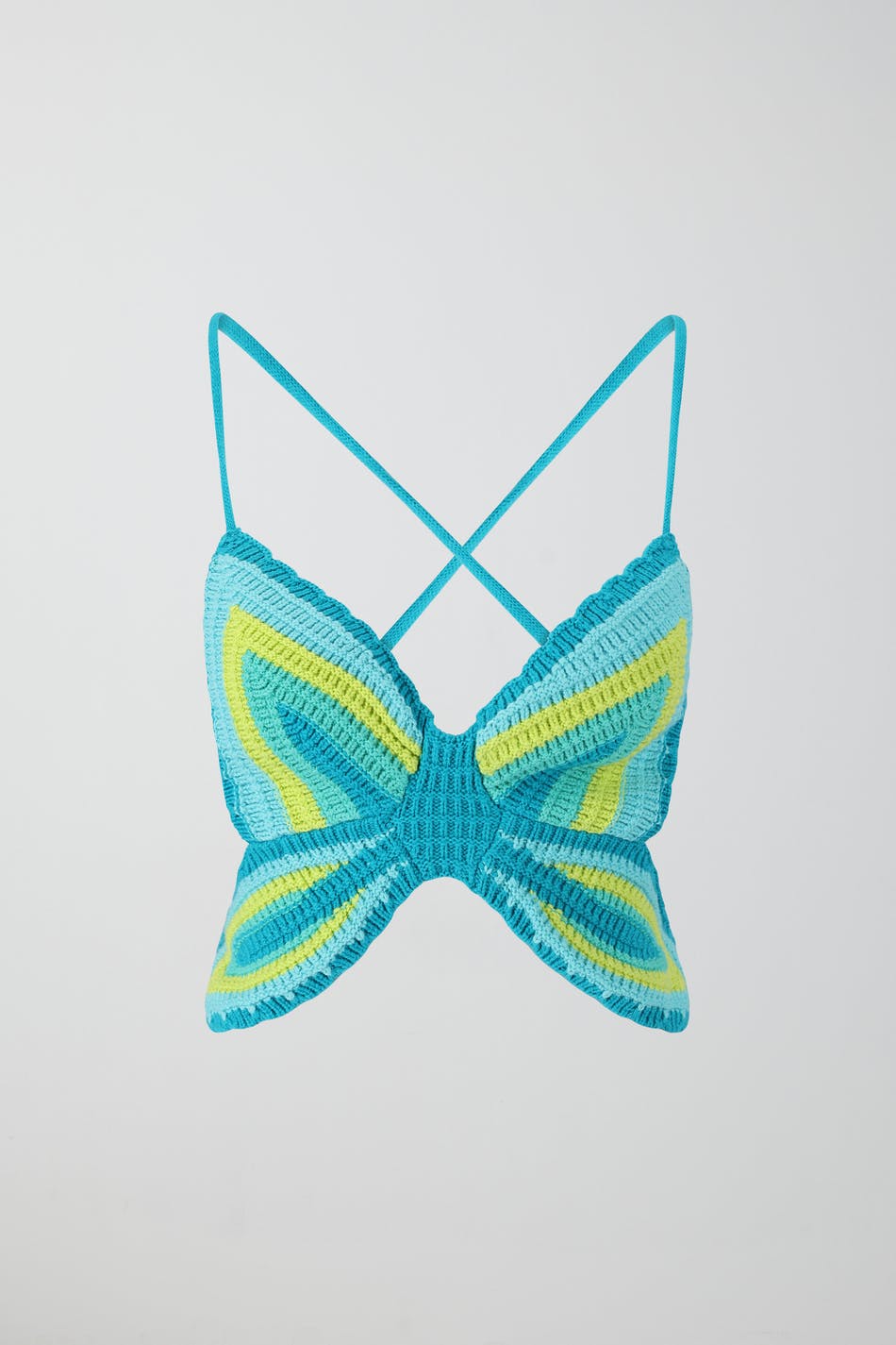 Butterfly crochet top