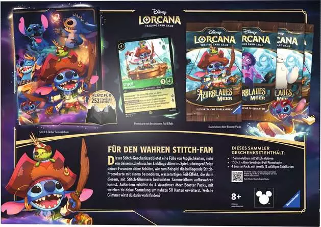 Disney Lorcana: Azurblaues Meer - Stitch Sammler Geschenkset (Deutsch)
