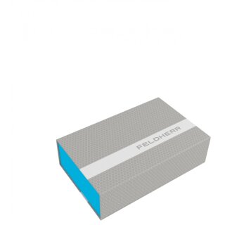 Feldherr Magnetbox leer blau in Half-Size75mm