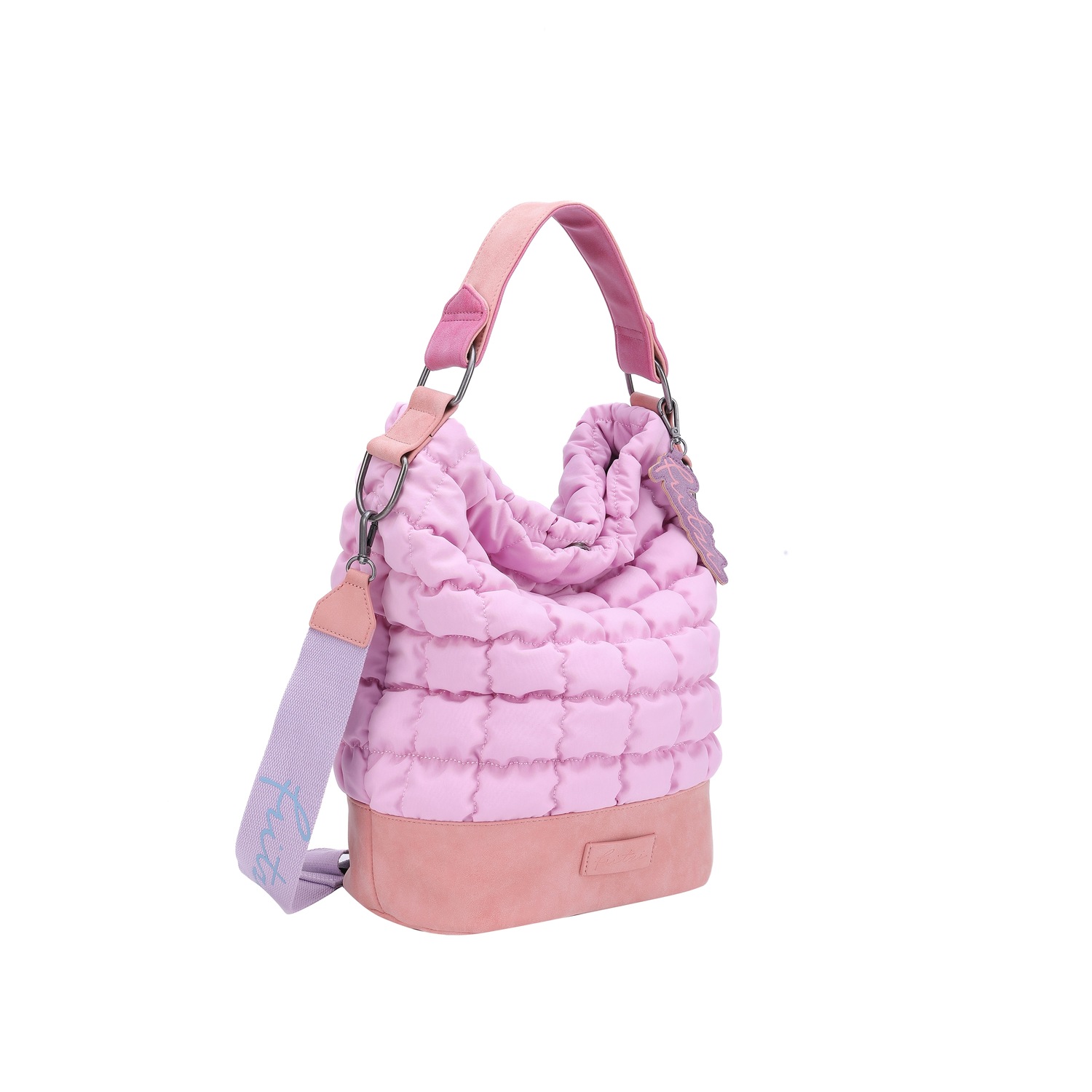 Schultertasche Olga Limited Bubble mit abnehmbarem Logoanhänger