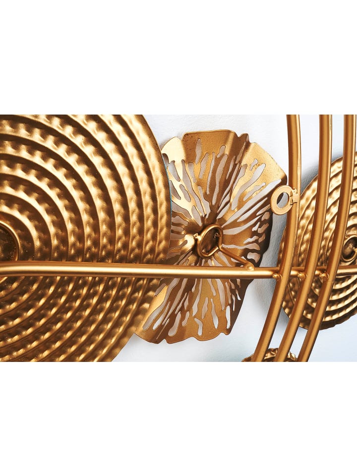 kobolo Metallbild GOLD CIRCLES in Gold günstig kaufen onesize