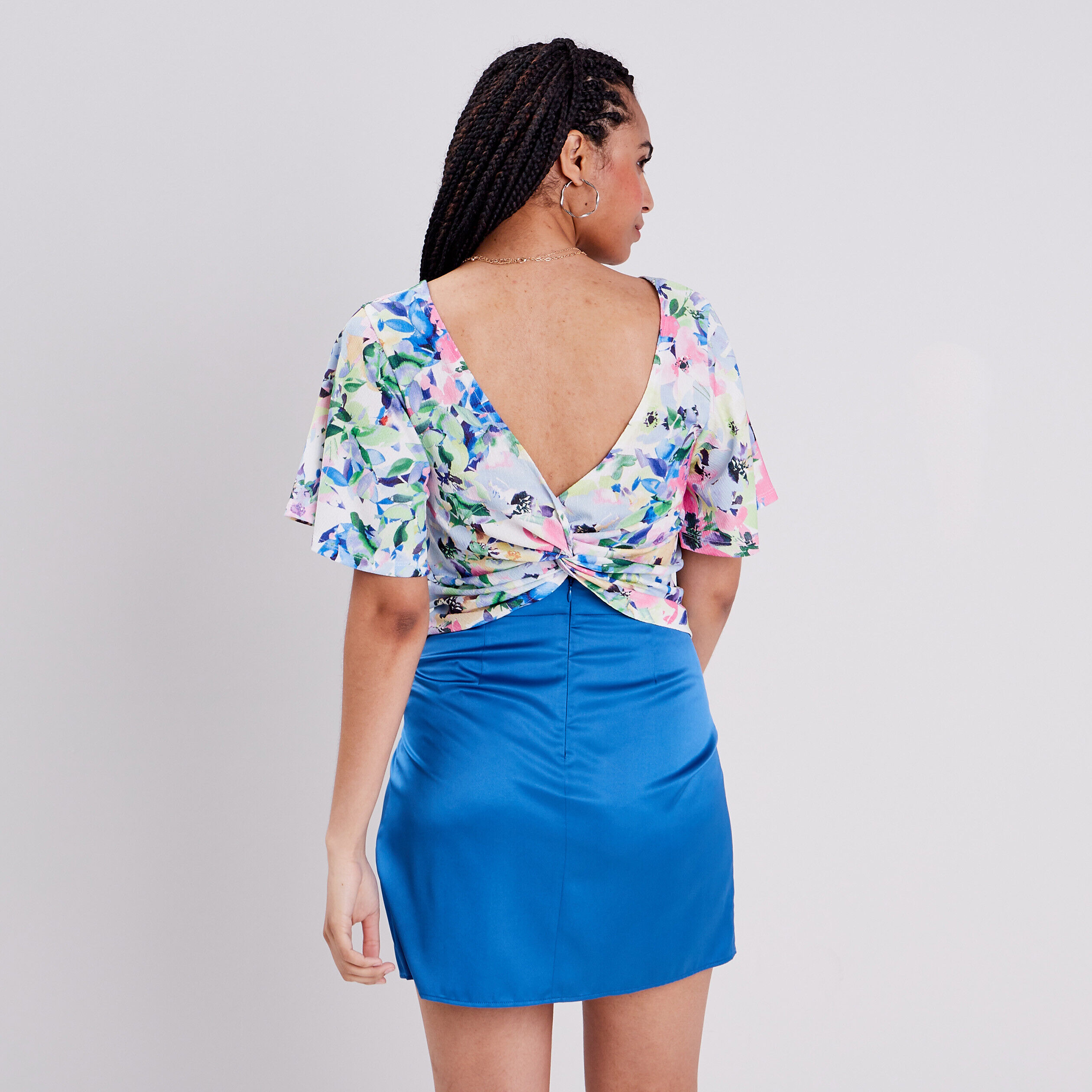 T-shirt manches courtes blanc femme | Cache Cache