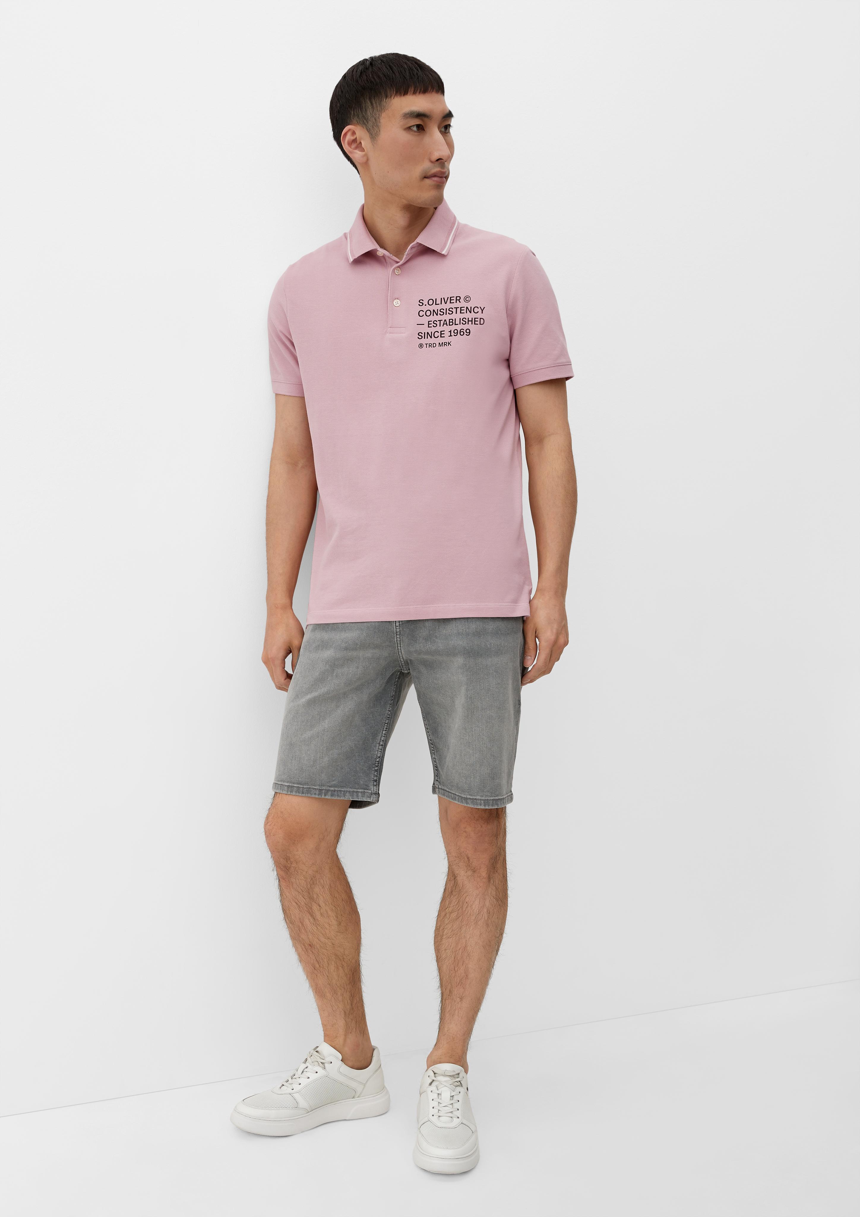 Poloshirt mit Piquéstruktur  2129835-4163