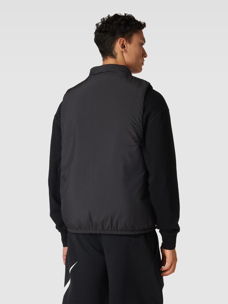 Weste mit Label-Stitching Modell 'CLUB' in schwarz